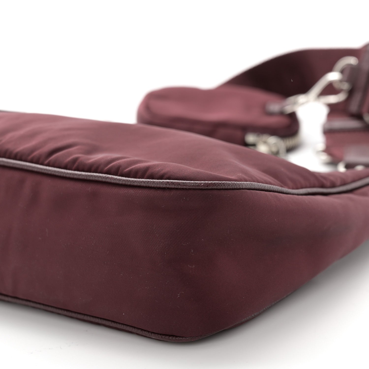 Prada Tessuto Nylon Re-Edition 2005 Shoulder Bag Granato 11 of 12