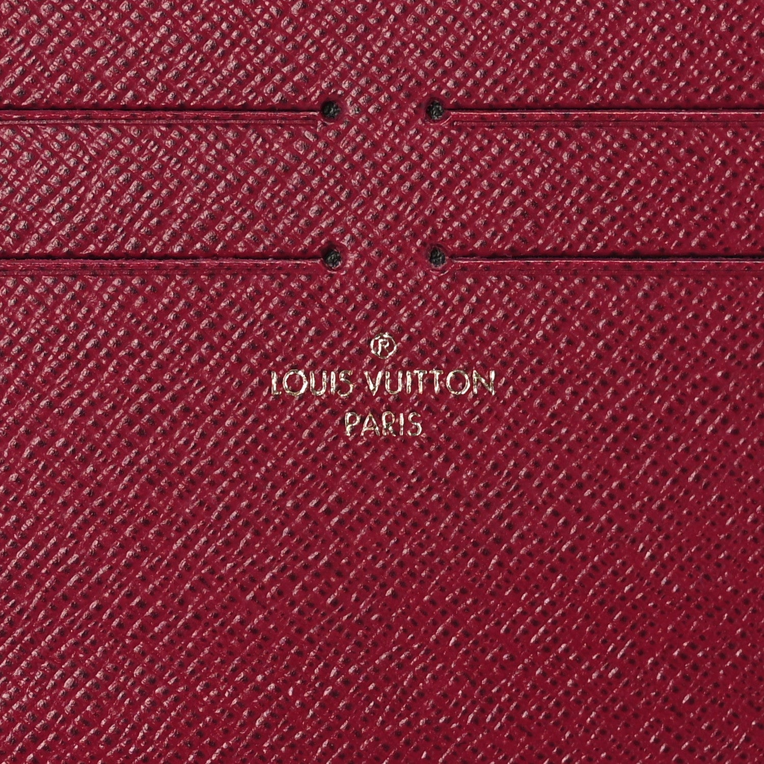 Louis Vuitton Calfskin Felicie Card Holder Insert Fuchsia 6 of 6