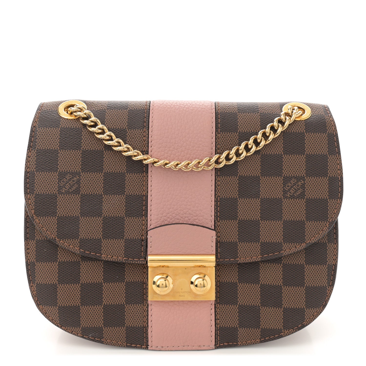 Louis Vuitton Damier Ebene Cuir Taurillon Wight Magnolia 1 of 12