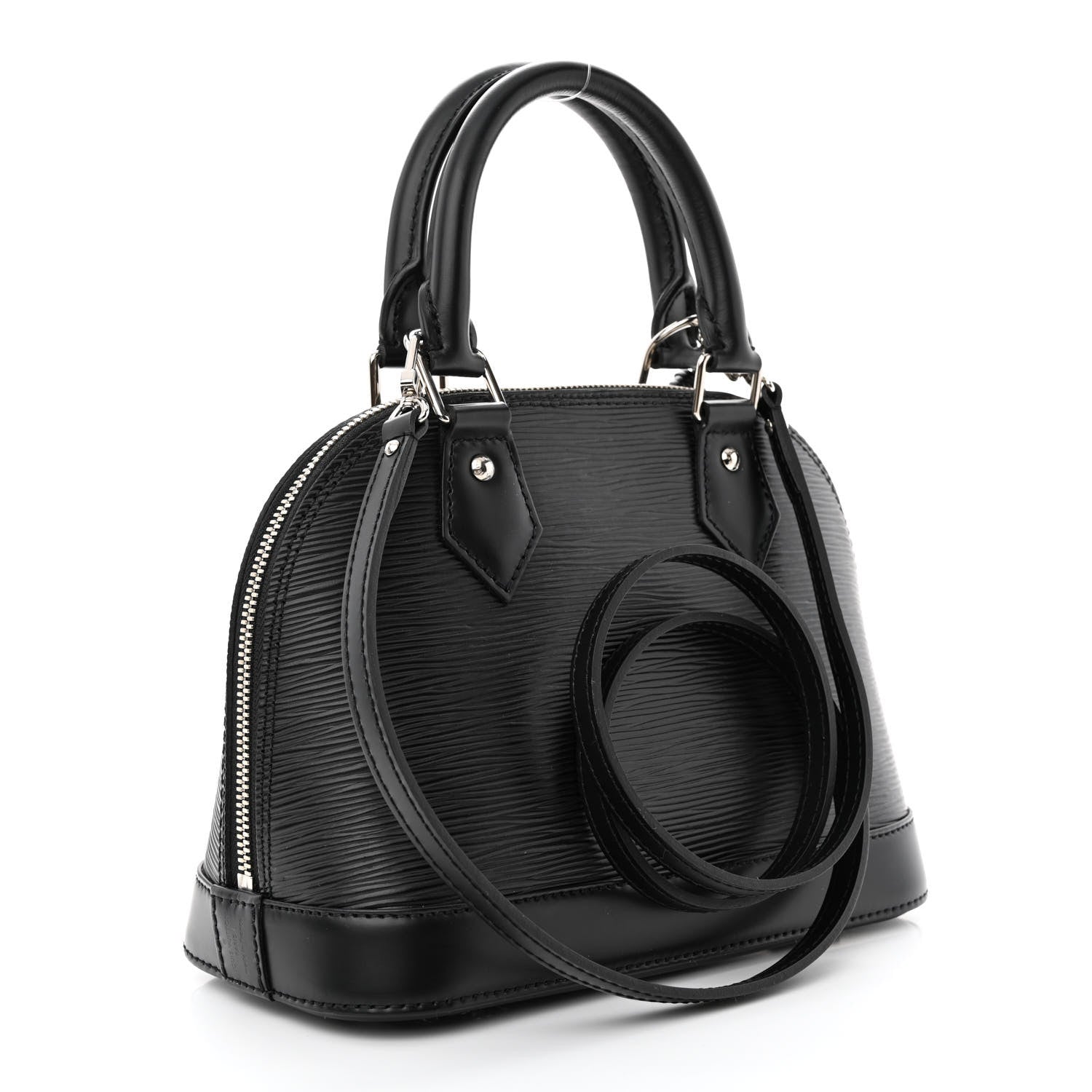 Louis Vuitton Epi Alma BB Black 3 of 10
