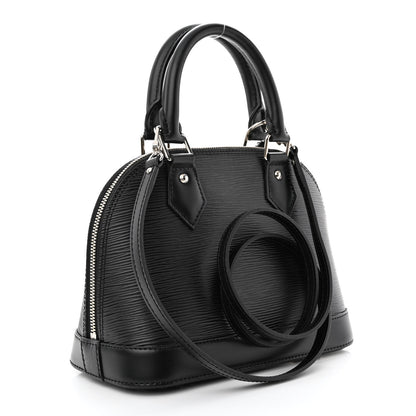 Louis Vuitton Epi Alma BB Black 3 of 10