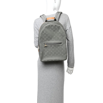 Louis Vuitton Monogram Titanium Backpack PM 2 of 11
