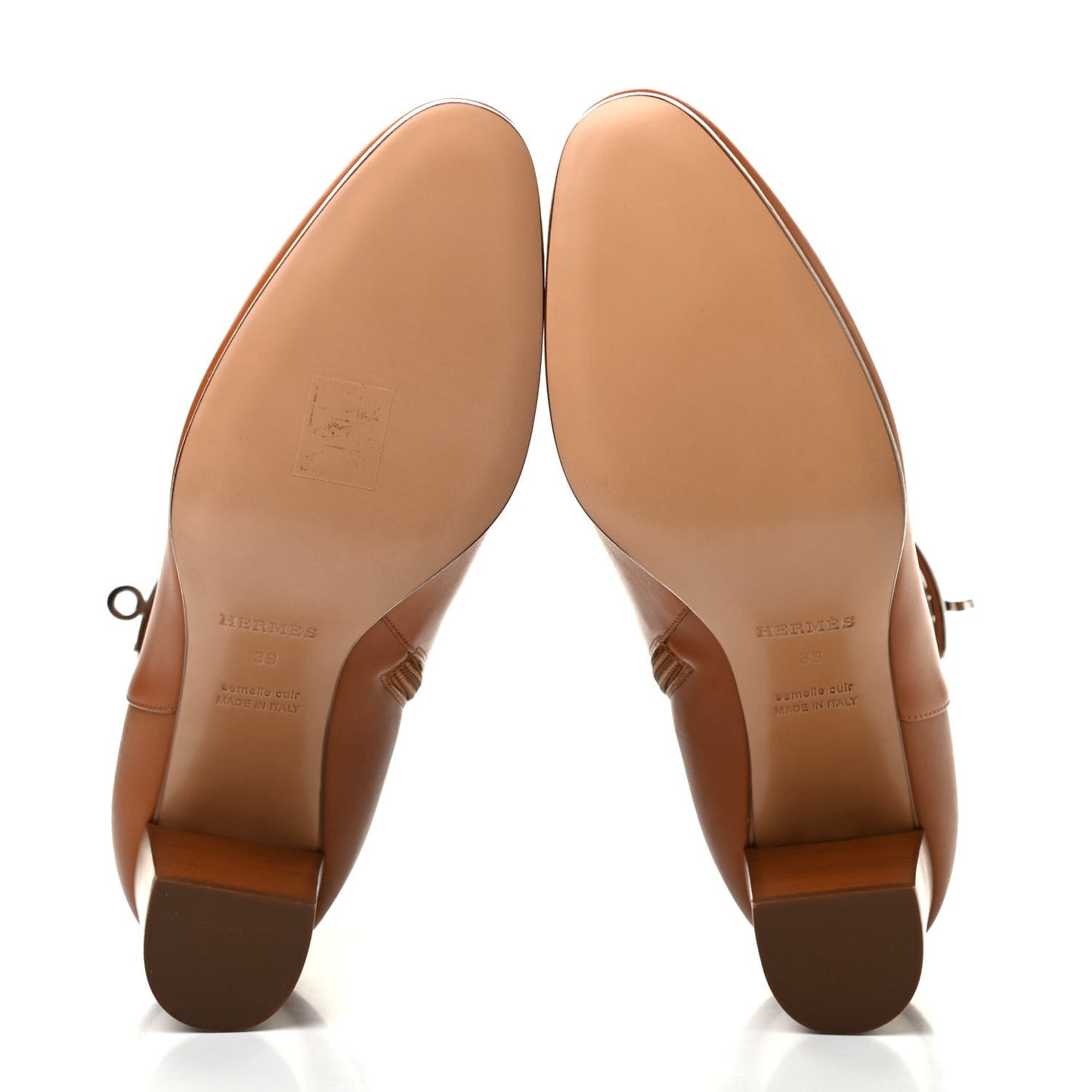 Calfskin Saint Germain Ankle Boots 39 Gold