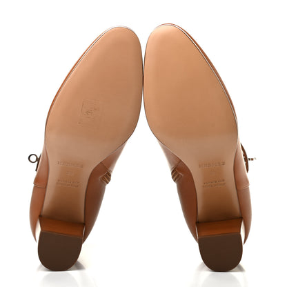 Hermes Calfskin Saint Germain Ankle Boots 39 Gold 5 of 8
