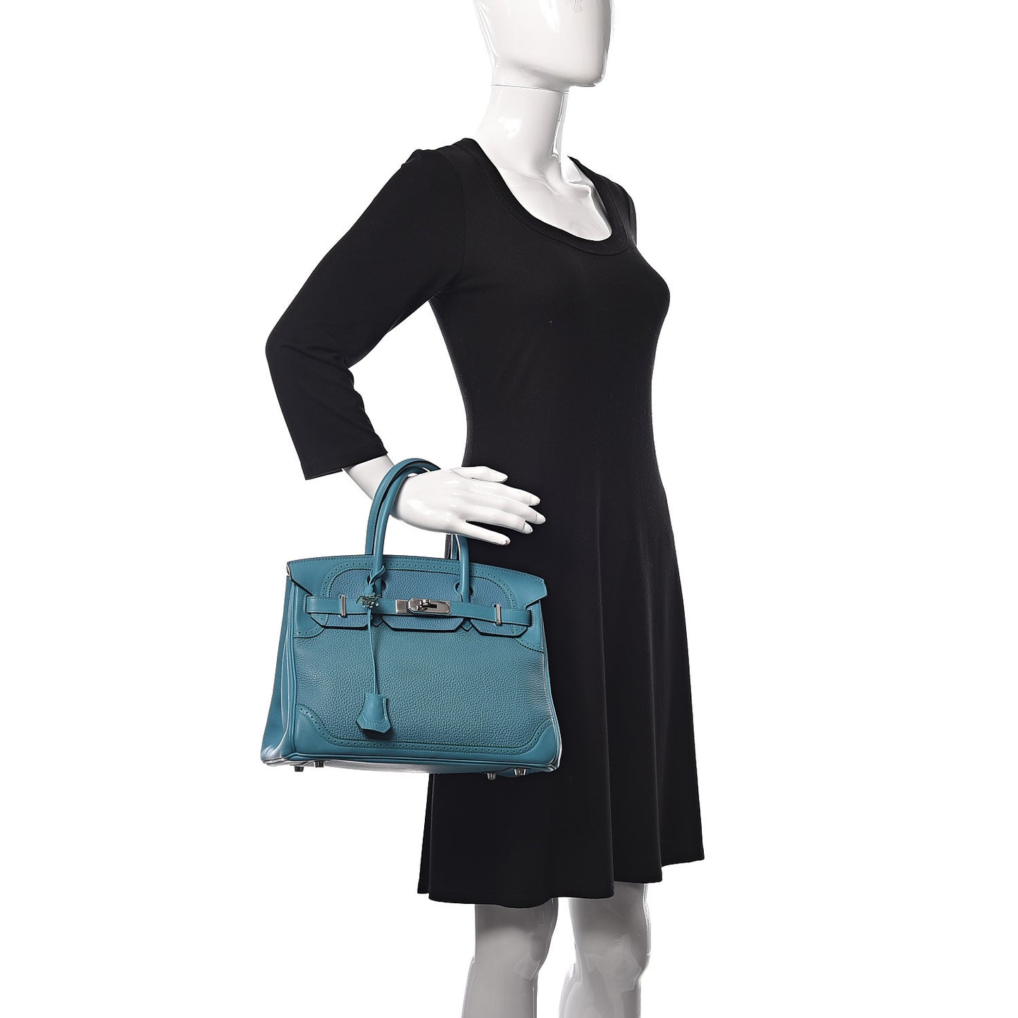 Togo Swift Ghillies Birkin 30 Turquoise
