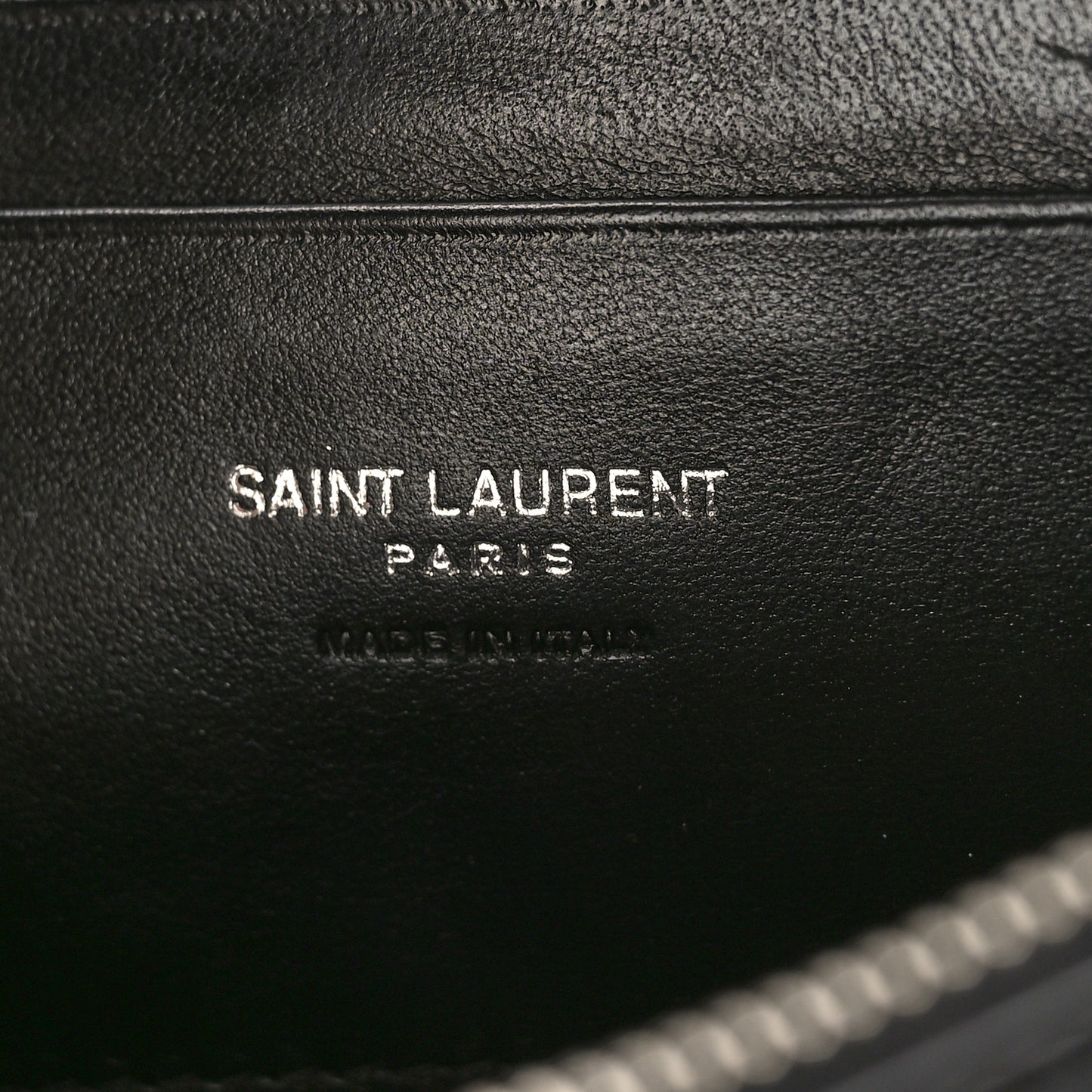 Shiny Calfskin Monogram Mini Lou Camera Bag Black