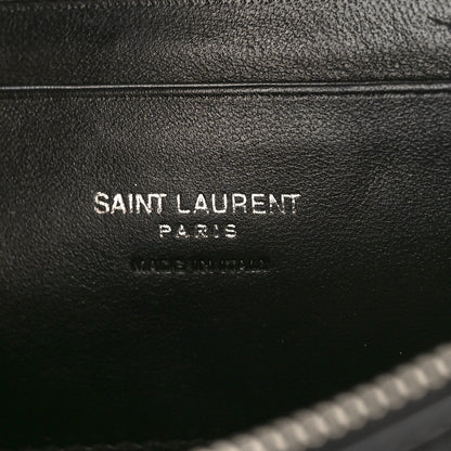 Saint Laurent Shiny Calfskin Monogram Mini Lou Camera Bag Black 6 of 8