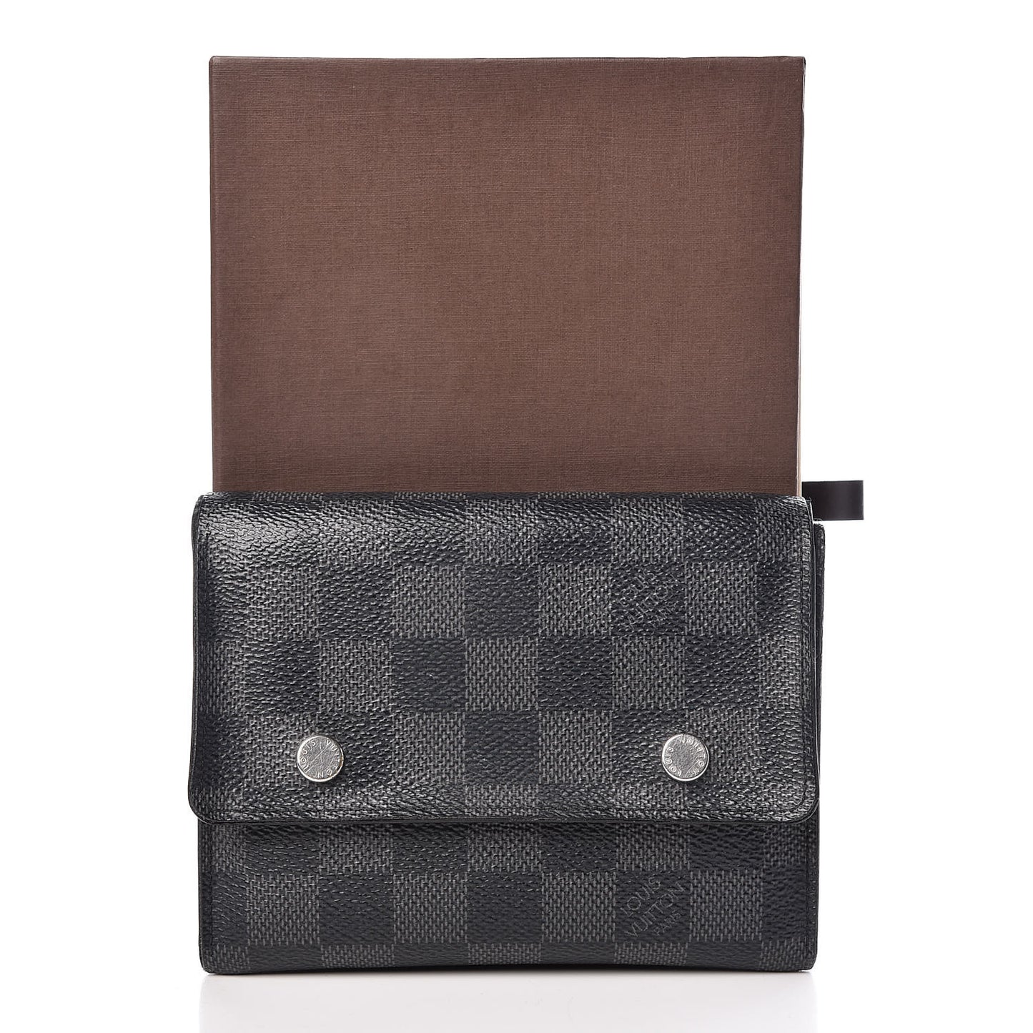 Damier Graphite Portefeuille Compact Modulable Wallet