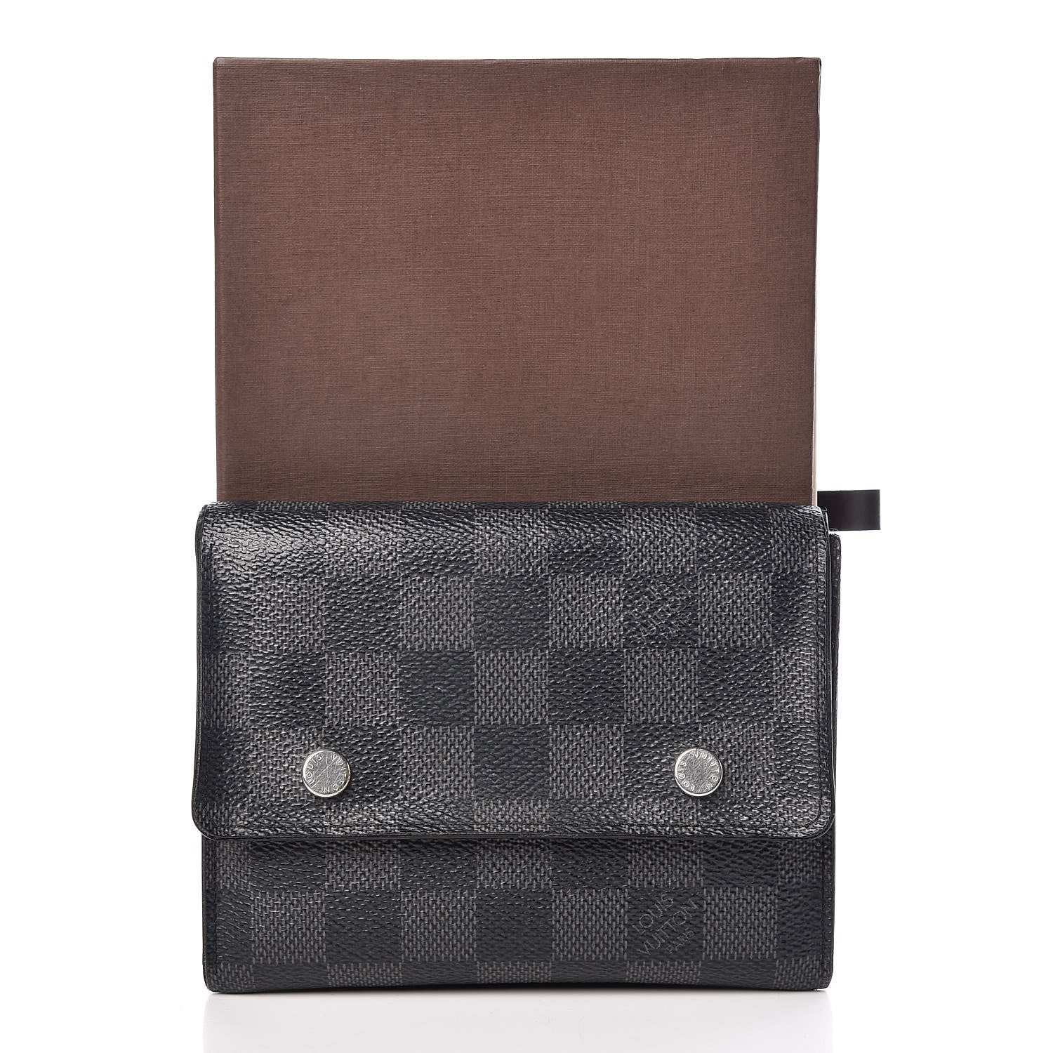 Louis Vuitton Damier Graphite Portefeuille Compact Modulable Wallet 15 of 15