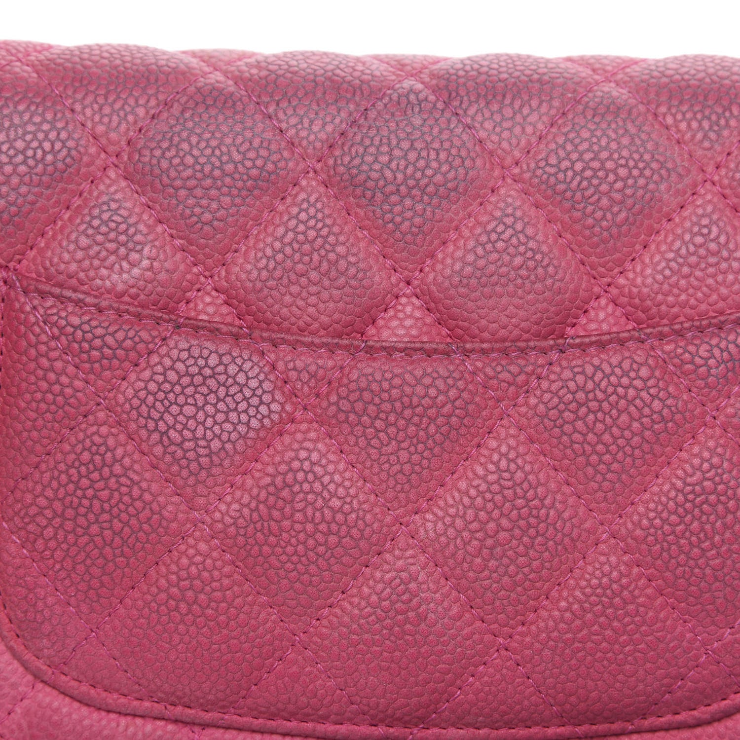 Chanel Iridescent Caviar Quilted Wallet on Chain WOC Pink 14 of 15