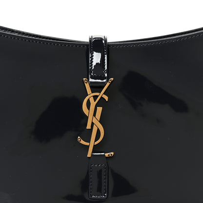 Saint Laurent Patent Le 5 A 7 Hobo Dark Notte 8 of 10