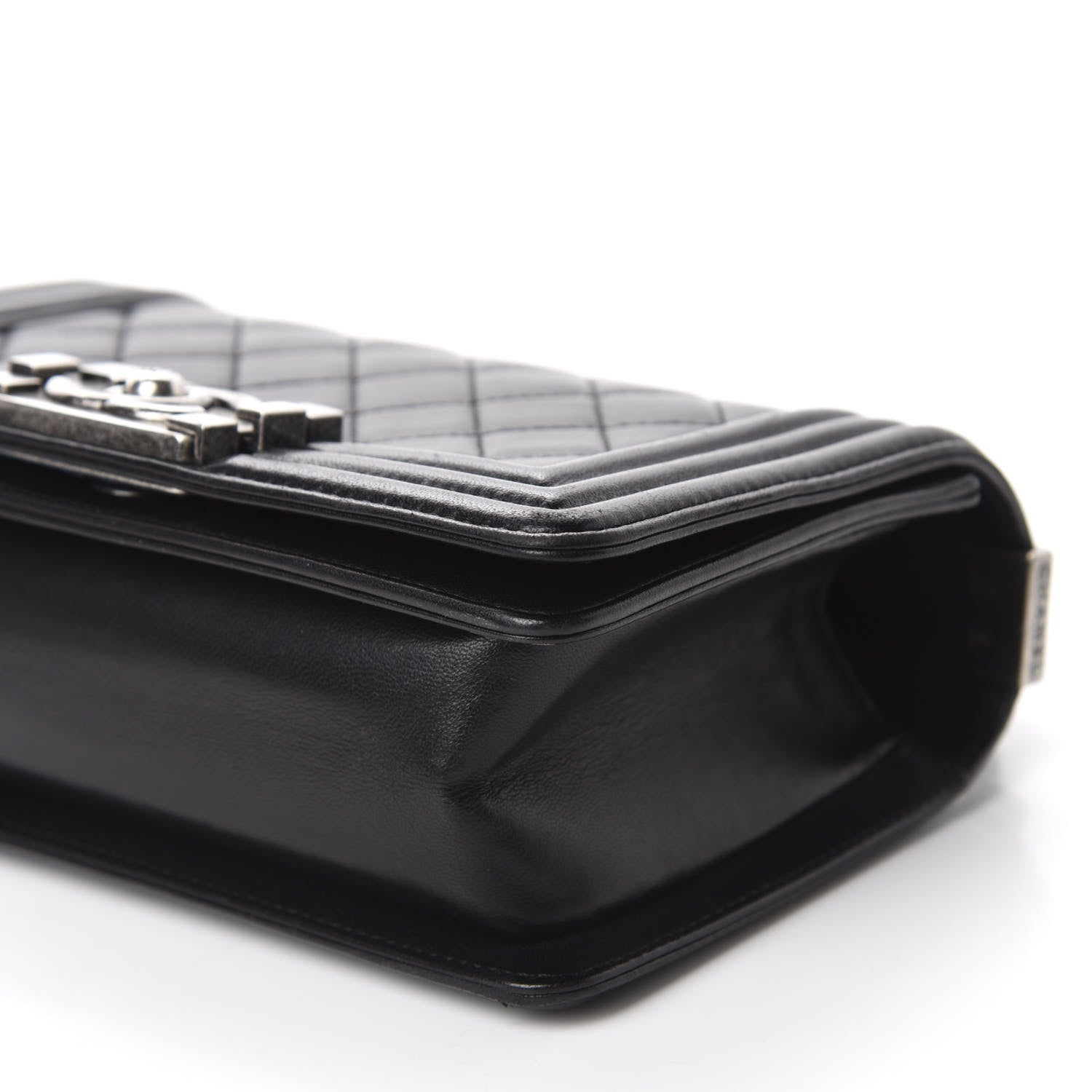 Chanel Lambskin Quilted Small Boy Flap Black 7 of 10