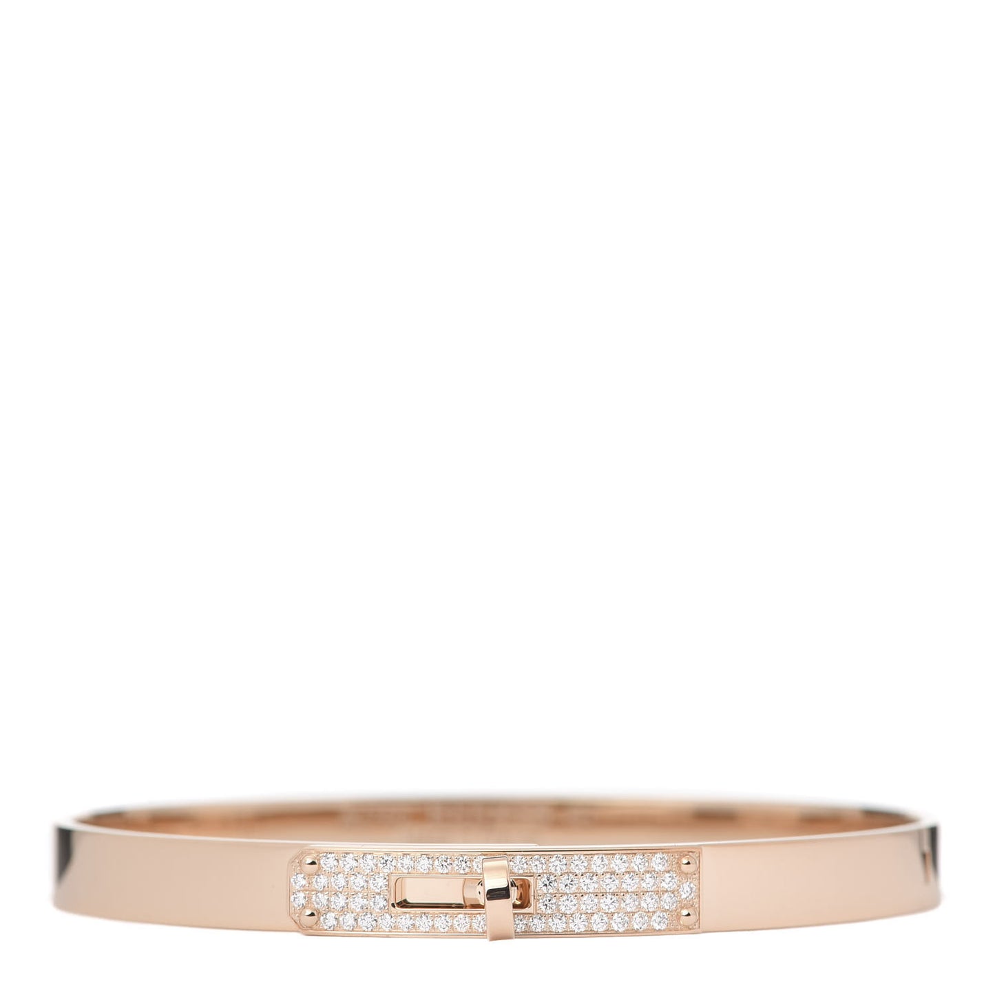 18K Rose Gold Diamond PM Kelly Pave Bracelet SH