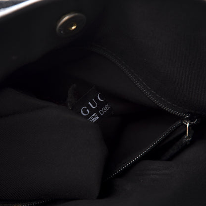 Gucci Monogram Medium New Britt Hobo Black 9 of 13