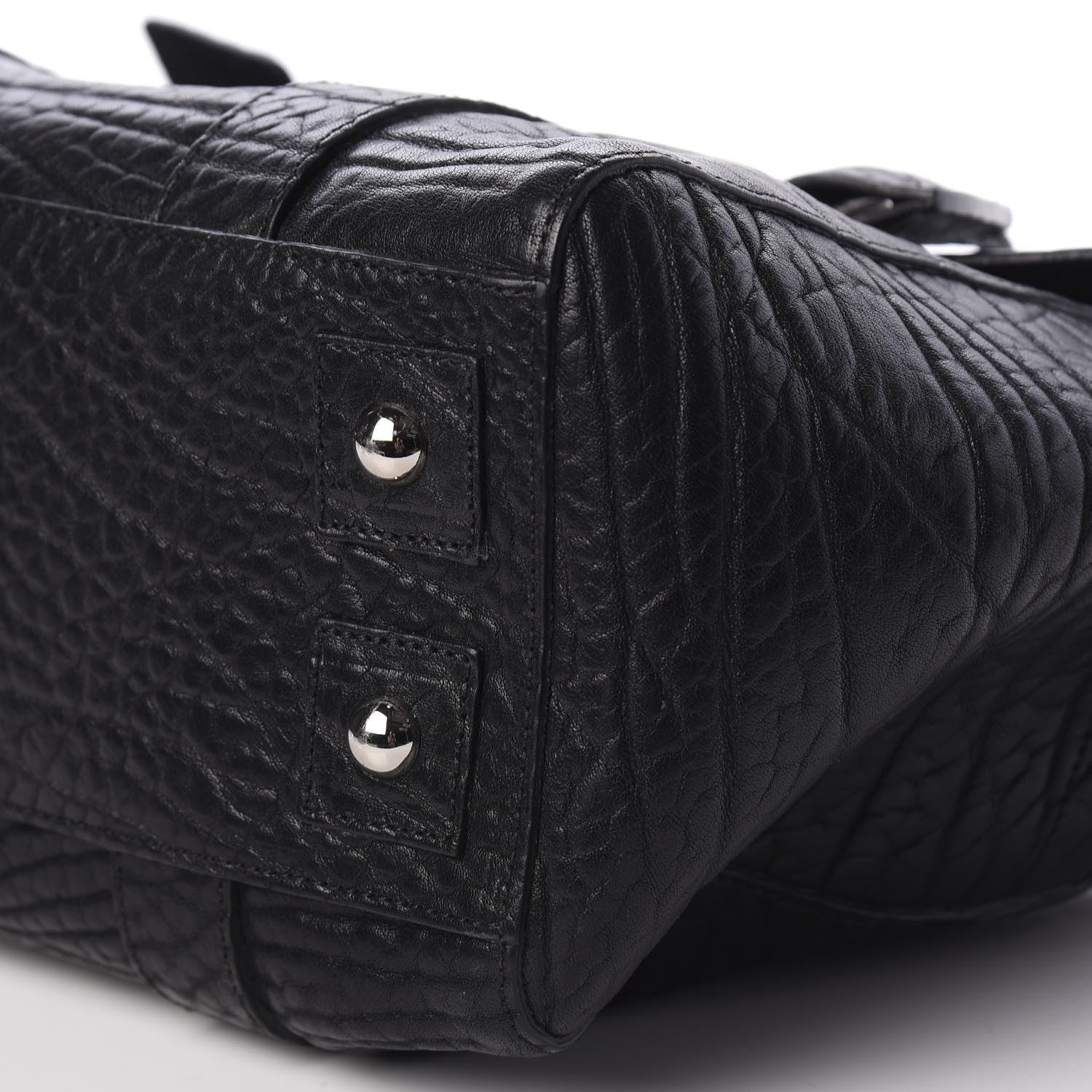Mulberry Shrunken Calfskin Mini Bayswater Buckle Black 6 of 9
