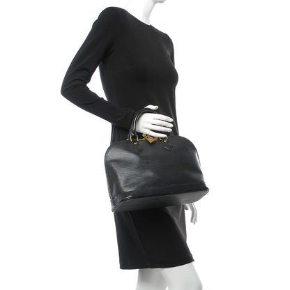 Louis Vuitton Epi Alma PM Black 2 of 17