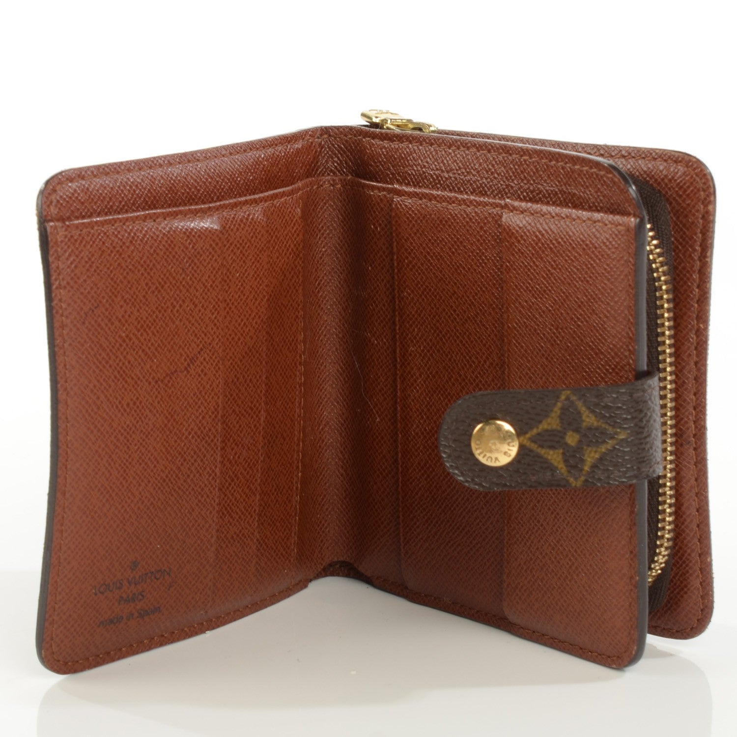 Louis Vuitton Monogram Compact Zippe Zipped Wallet 6 of 8