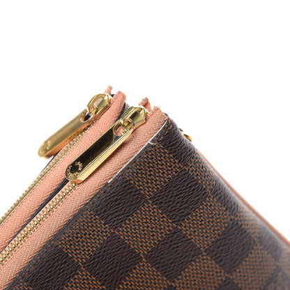 Louis Vuitton Damier Ebene Double Zip Pochette 10 of 12