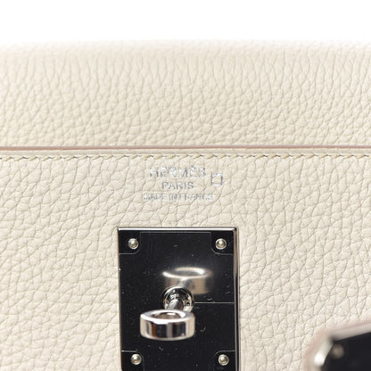 Hermes Matte Alligator Togo Kelly Retourne 28 Beton 8 of 41