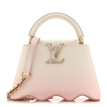 Louis Vuitton Taurillon Ombre Capucines Capushell Mini Shaded Pink 1 of 11