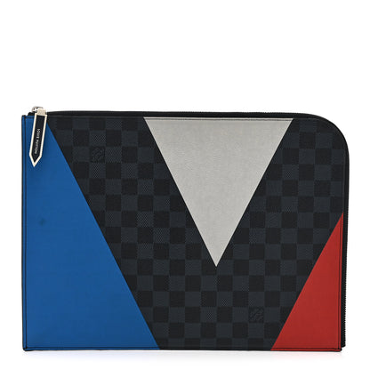 Louis Vuitton Damier Graphite Americas Cup Pochette Jour GM 1 of 7