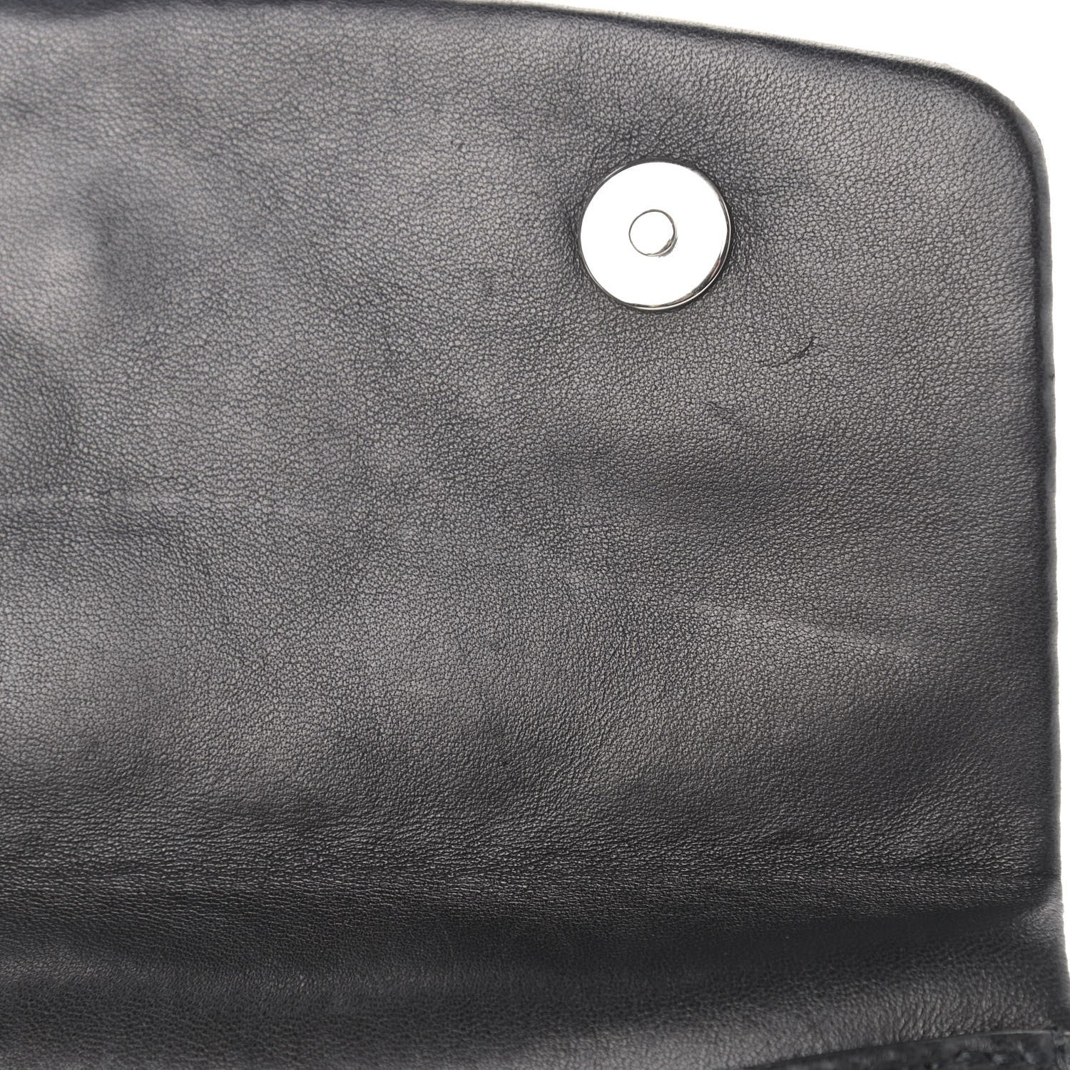 Chanel Lambskin Quilted Double Sided Wallet On Chain WOC Black 11 of 15