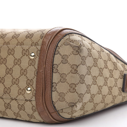 Gucci Monogram Cellarius Calfskin Medium Bella Hobo Beige Ebony Cuir 9 of 15