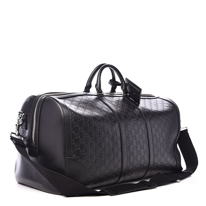 Gucci Guccissima Signature Large Duffle Black 3 of 15