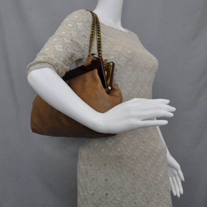 Chloe Leather Alice Chain Shoulder Bag 2 of 10