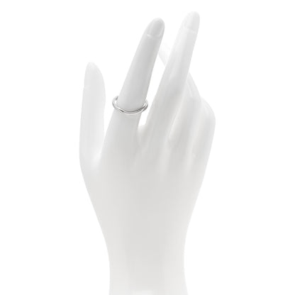 Cartier Platinum 2mm Ballerine Curved Wedding Band Ring 56 7.5 2 of 5