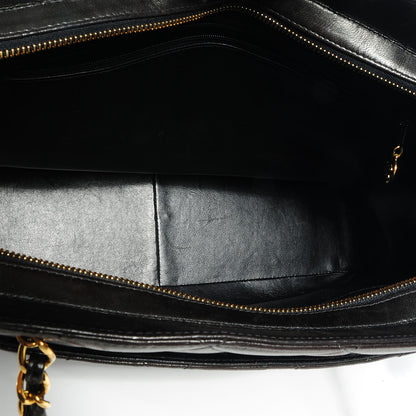 Chanel Lambskin Quilted Shoulder Bag Black 6 of 10