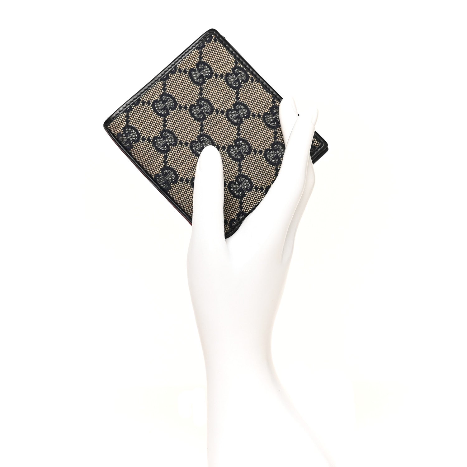 Gucci Monogram Bi-Fold Wallet Navy 2 of 8