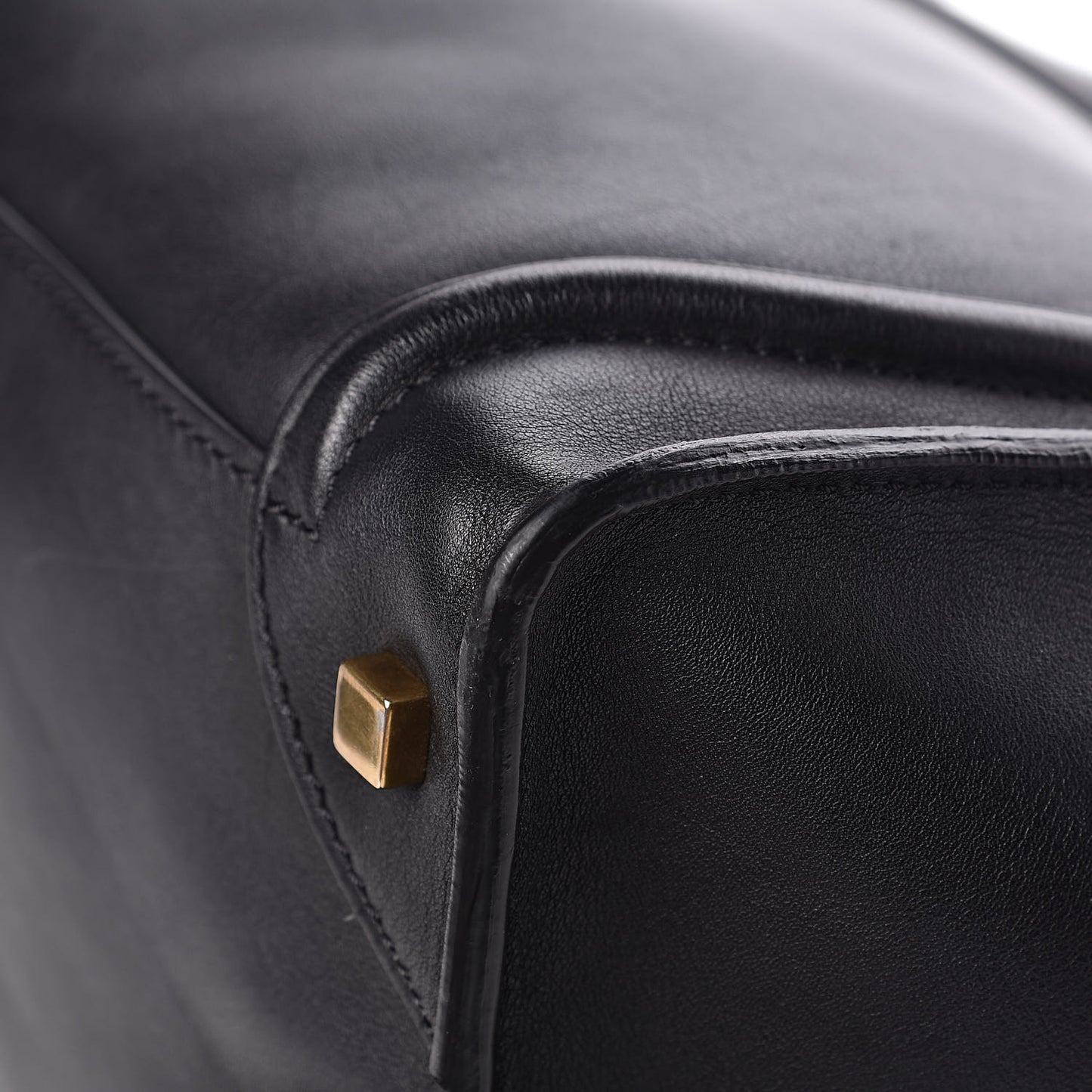 Smooth Calfskin Mini Luggage Black