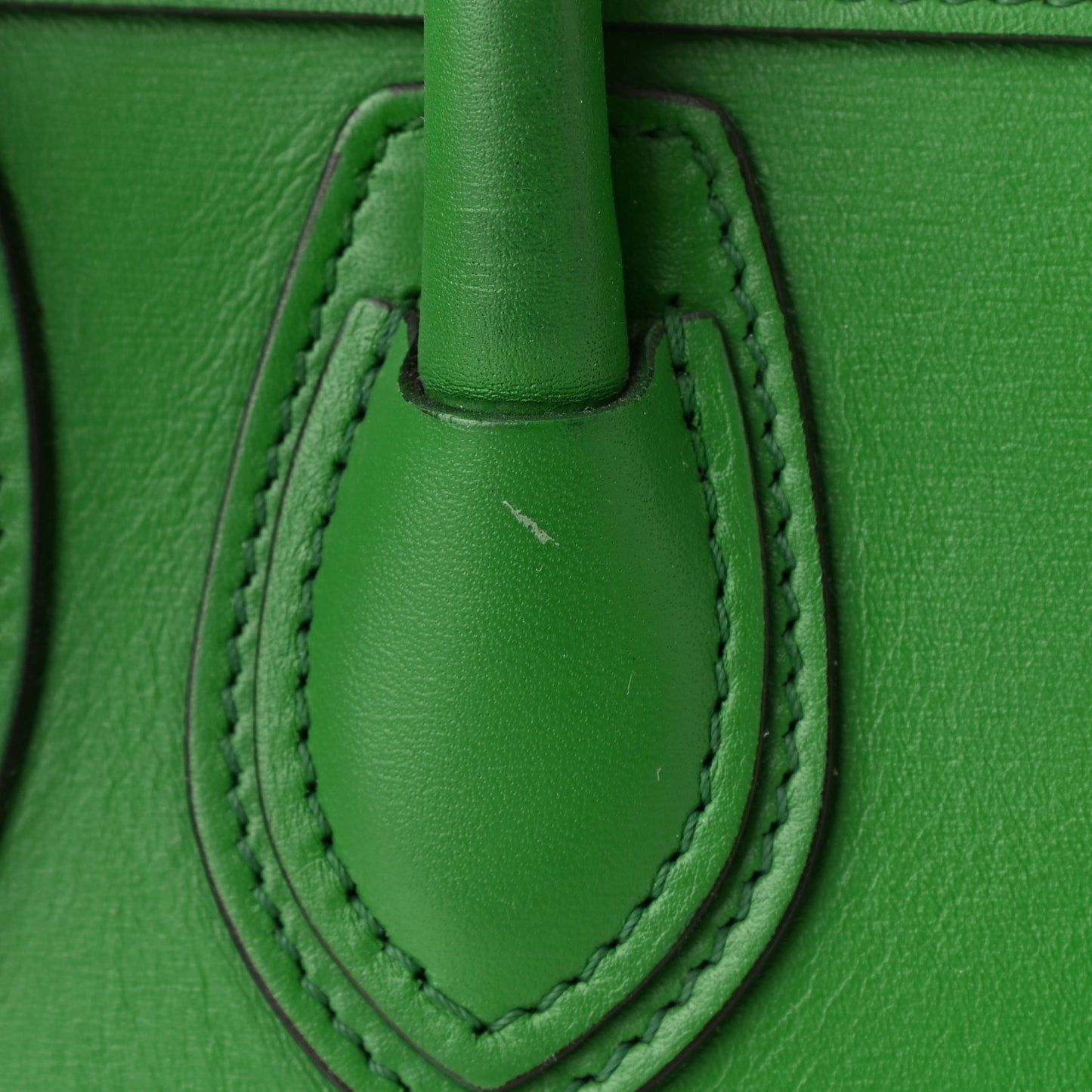 Smooth Calfskin Nano Luggage Grass