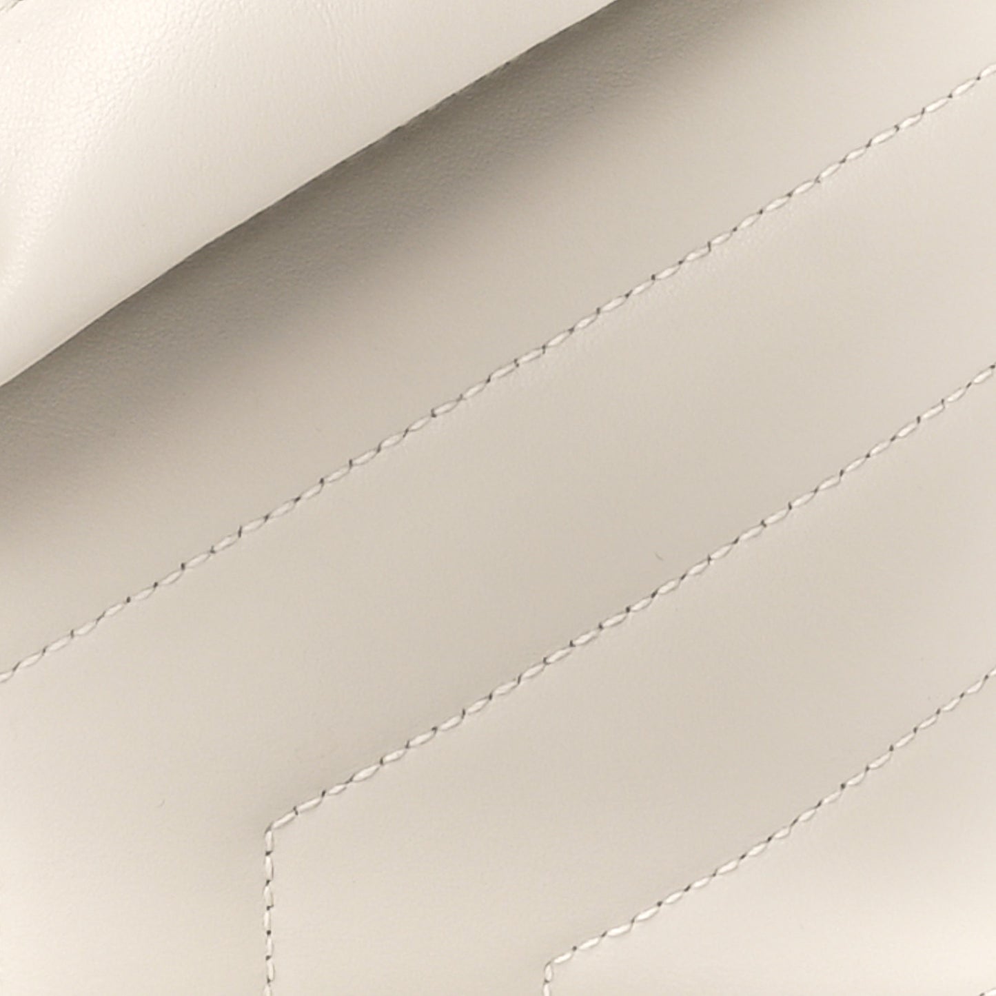 Calfskin Y Quilted Monogram Small Loulou Chain Satchel Crema Soft
