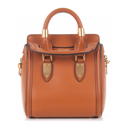 Alexander McQueen Calfskin Mini Heroine Camel 1 of 8