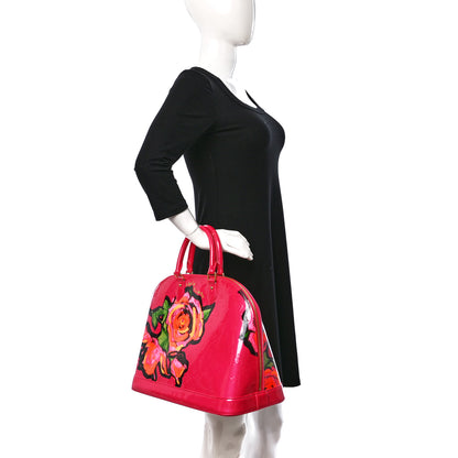 Louis Vuitton Vernis Roses Alma GM Rose Pop 2 of 8