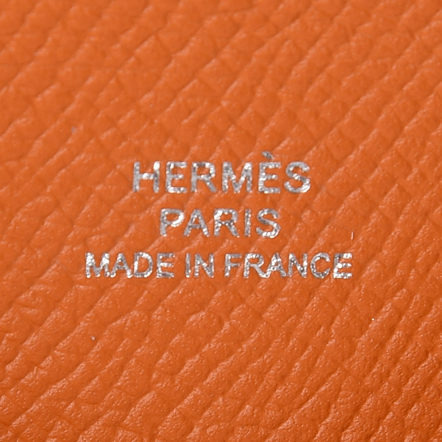 Hermes Epsom Calvi Card Case Abricot 6 of 8
