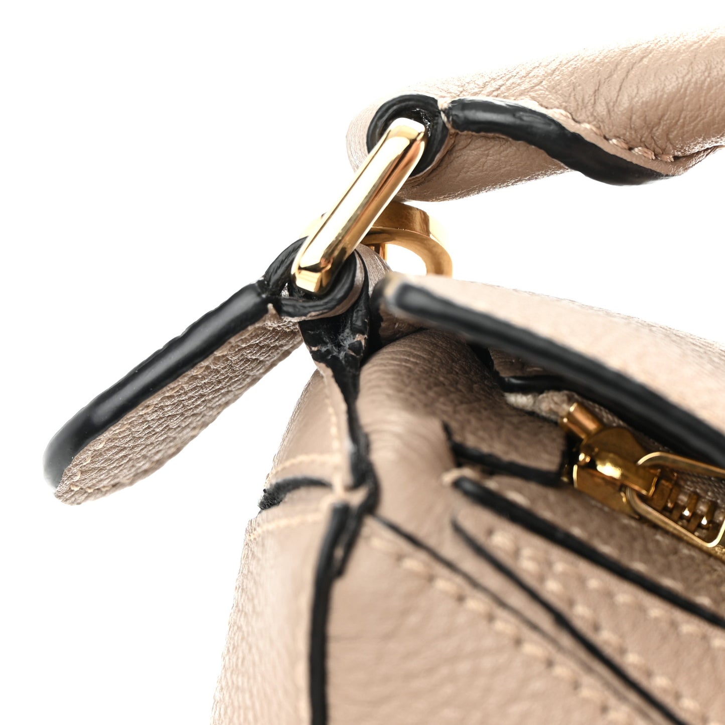 Calfskin Mini Puzzle Bag Sand