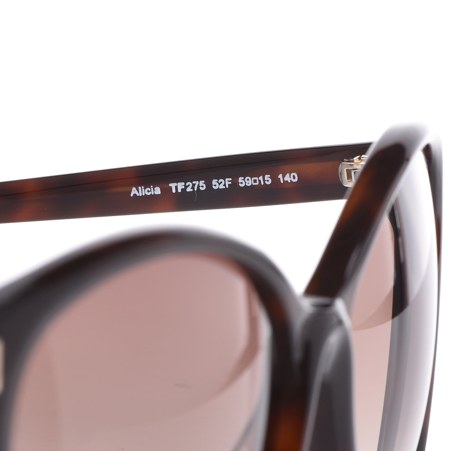 Tom Ford Alicia TF275 Sunglasses Havana Brown 5 of 6