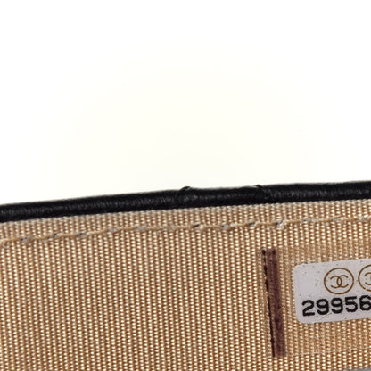 Chanel Lambskin Quilted Pearl Crush Clutch With Chain Black 8 of 13