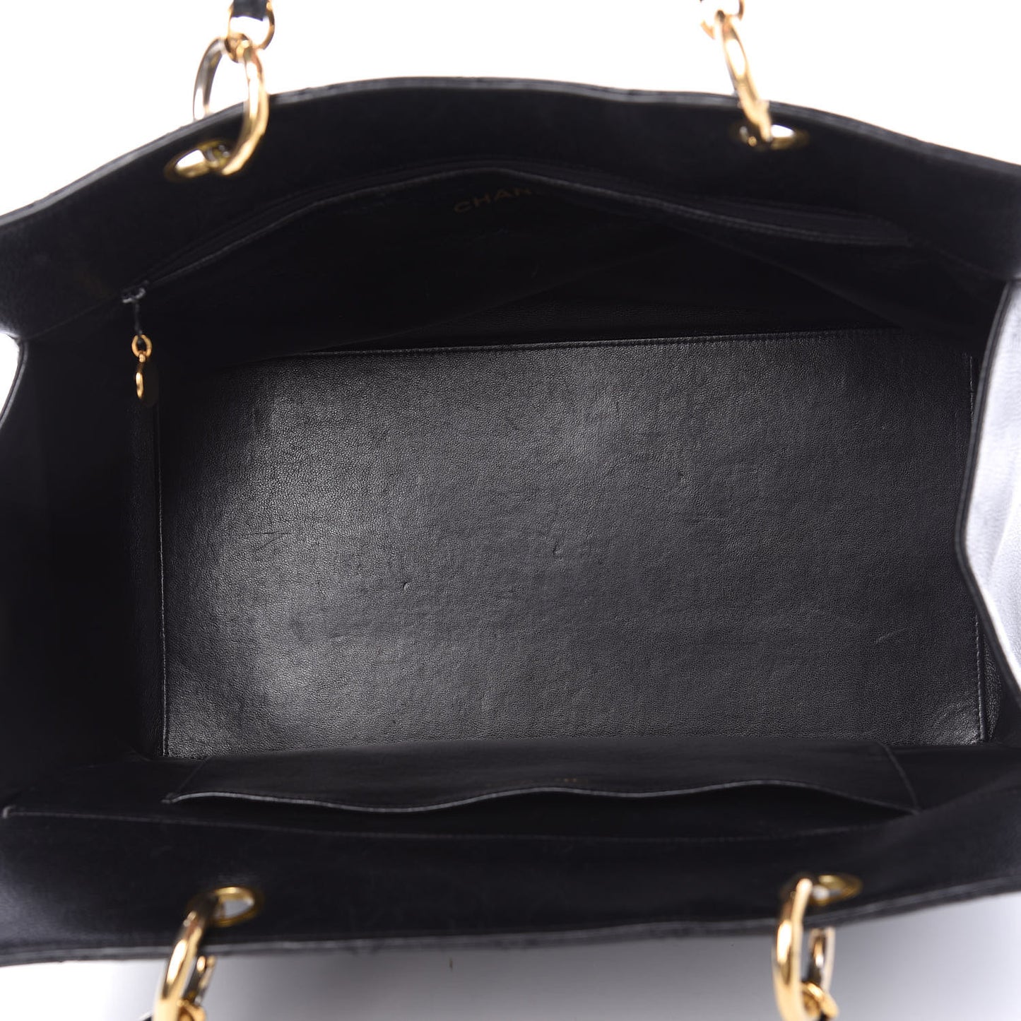 Caviar Quilted Timeless CC Tote Black