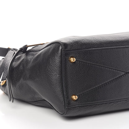 Marc Jacobs Textured Calfskin Medium Incognito Satchel Black 6 of 11