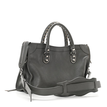 Balenciaga Chevre Gold Metallic Edge Hardware S City Gris Acier 3 of 12