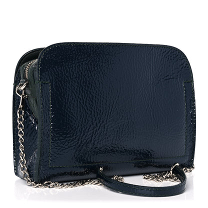 Louis Vuitton Vernis Deerskin Bonded Chain Pochette Marine 3 of 13