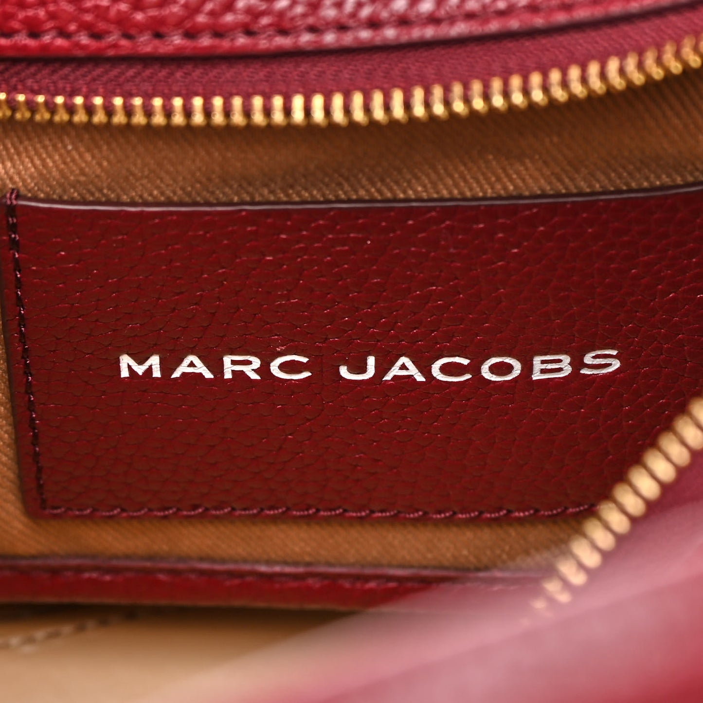 Grained Calfskin Small The Tote Bag Burgundy