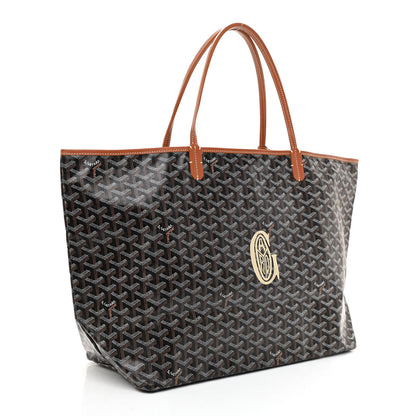 Goyard Goyardine Saint Louis GM Black Gold 4 of 10