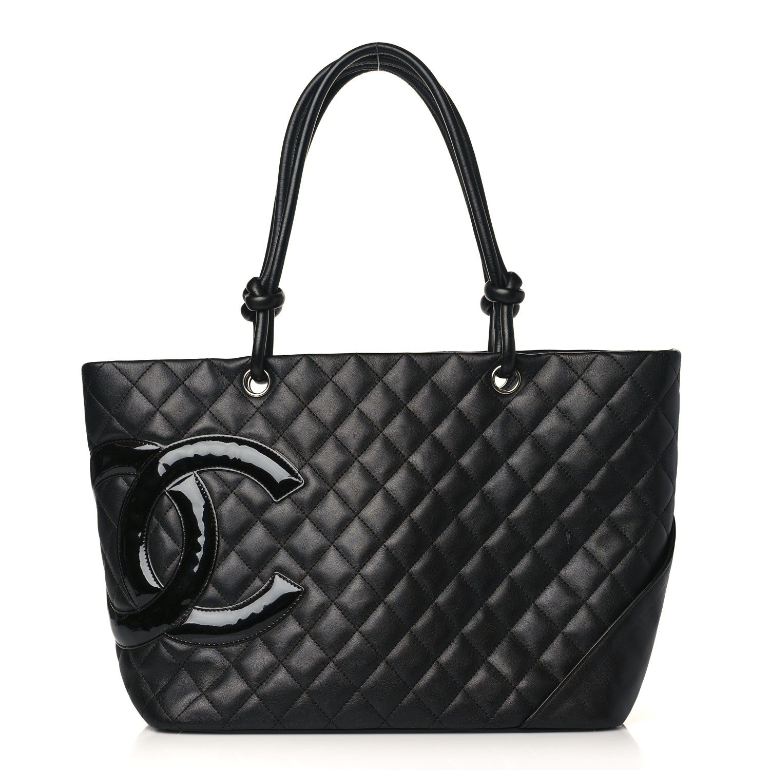 Chanel Calfskin Quilted Large Cambon Tote Black 1 of 9