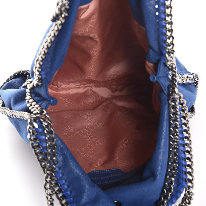Stella McCartney Shaggy Deer Falabella Fold Over Tote Blue 5 of 7