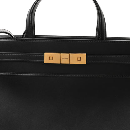 Saint Laurent Calfskin Small Manhattan Shopper Tote Black 8 of 10